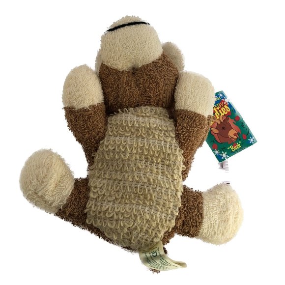 Bath Body Works Scrubby Buddies "Buck" the Reindeer Scrubbing Loofah 9" - Picture 6 of 9